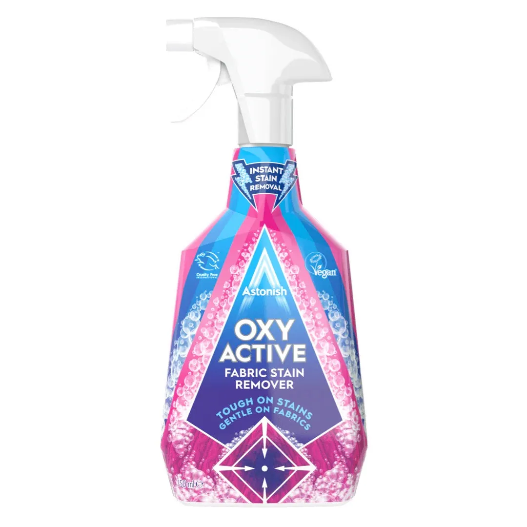 Astonish Oxy Active Fabric Stain Remover Spray 750ml