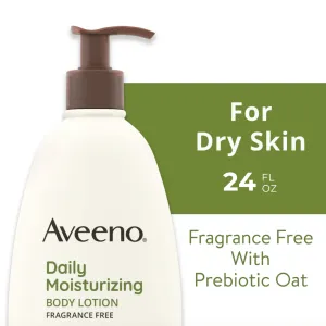 Aveeno Daily Moisture Lotion - Body Lotion with Soothing Oat 24 Fluid Ounce