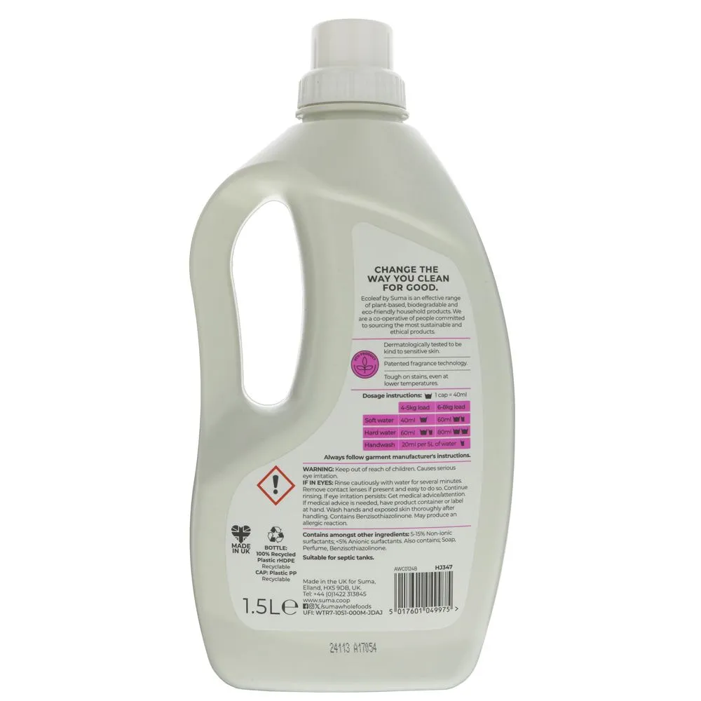 Ecoleaf Non-Bio Laundry Liquid Bamboo & Lotus Flower 1.5litre
