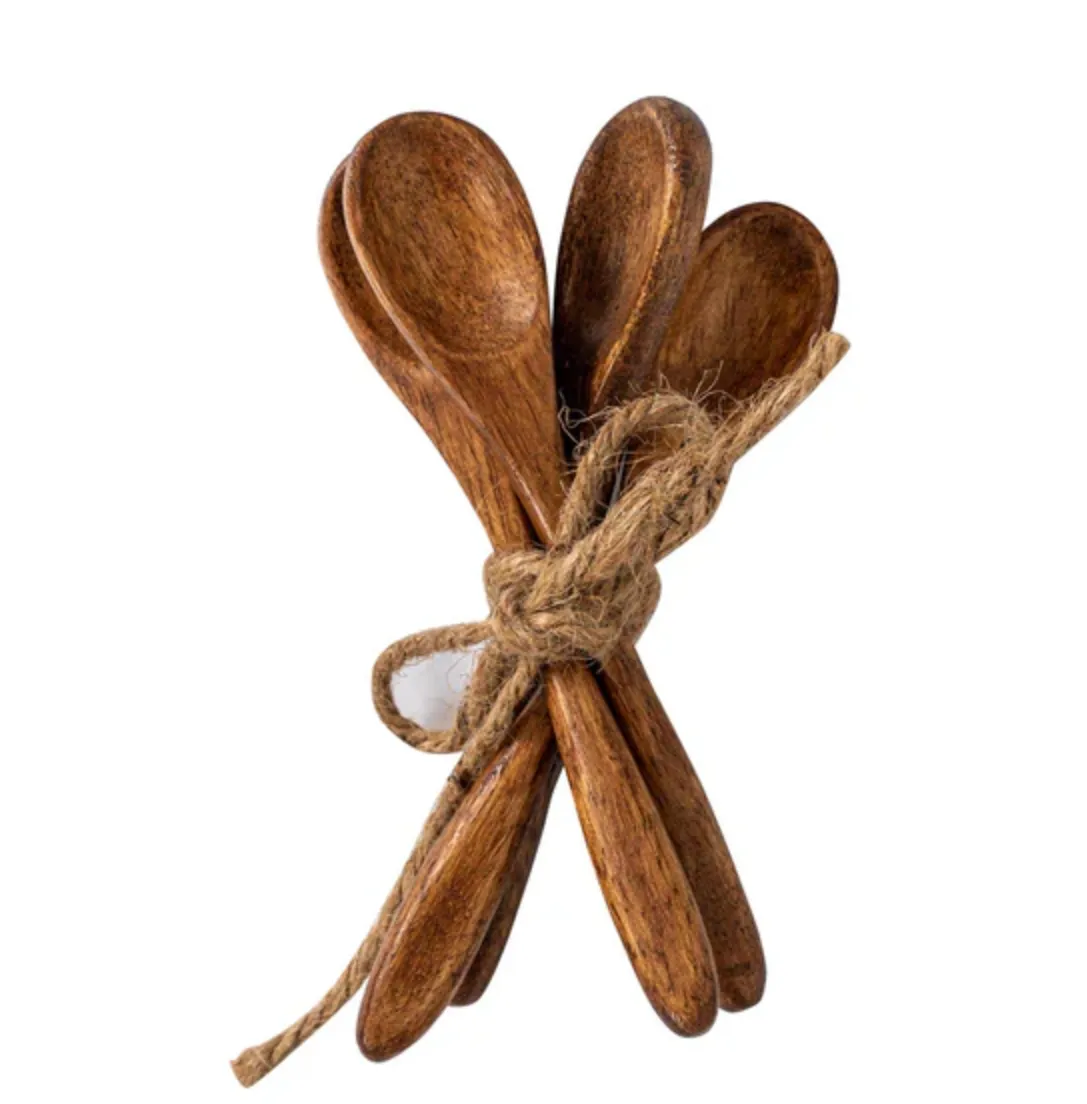Juliska Wood Petite Spoons Set/4